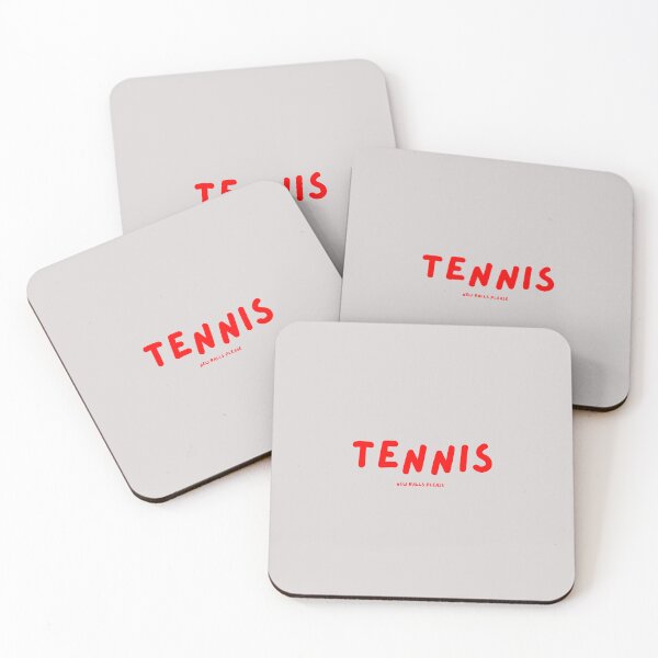 Artikelvorschau, Neue Bälle bitte. Tennis Roter Text entworfen und verkauft von DirtySports.