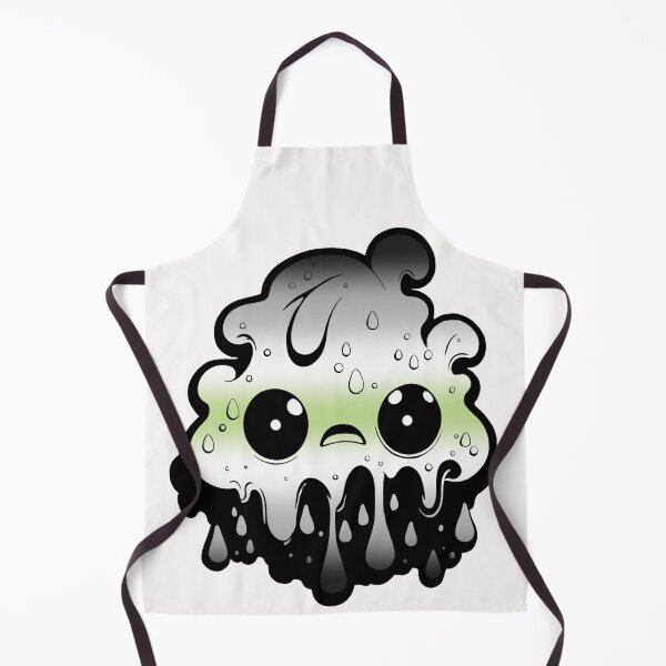 Item preview, Agender Pride Flag Kawaii Melting Monster , Subtle Agender Flag Design designed and sold by Travelslightly.