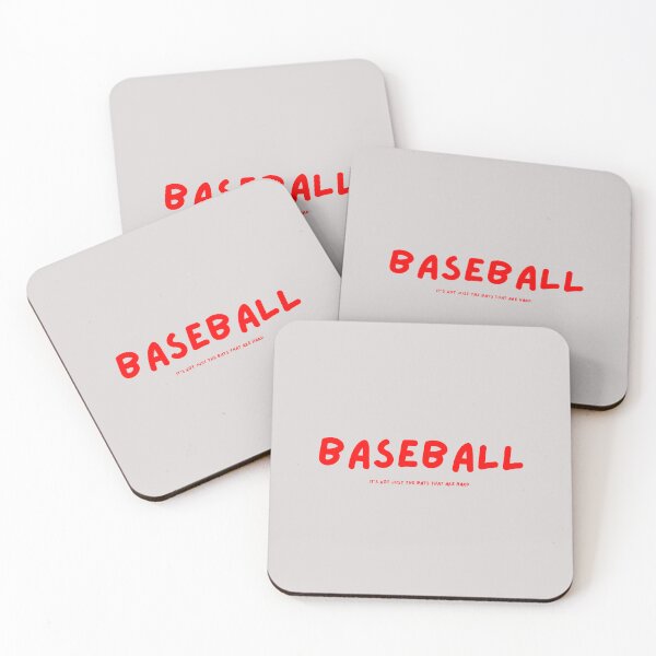 Artikelvorschau, Nicht nur die Schläger sind hart. Baseball Red Text entworfen und verkauft von DirtySports.