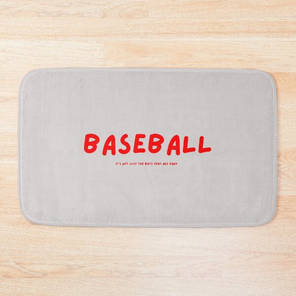 Item preview, It's not just the bats that are hard. Baseball Red Text designed and sold by DirtySports.