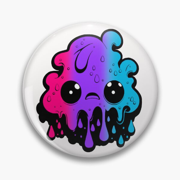 Item preview,  Androgynous Pride Flag Kawaii Melting Monster , Subtle Androgynous Flag Design designed and sold by Travelslightly.