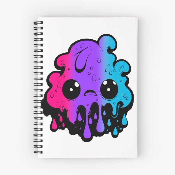 Item preview,  Androgynous Pride Flag Kawaii Melting Monster , Subtle Androgynous Flag Design designed and sold by Travelslightly.