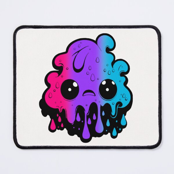 Item preview, Androgynous Pride Flag Kawaii Melting Monster , Subtle Androgynous Flag Design designed and sold by Travelslightly.