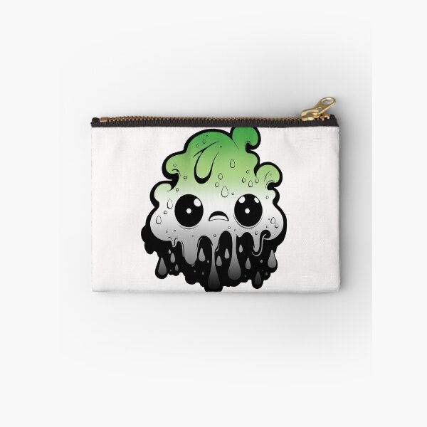 Item preview, Aromantic Pride Flag Kawaii Melting Monster , Subtle Aromantic Flag Design designed and sold by Travelslightly.