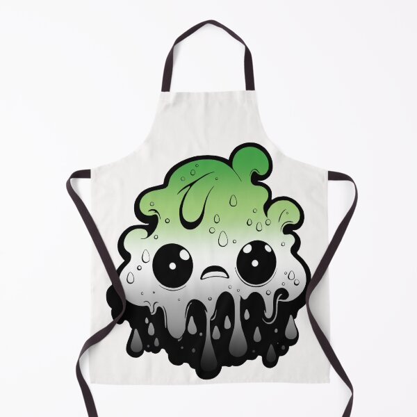 Item preview, Aromantic Pride Flag Kawaii Melting Monster , Subtle Aromantic Flag Design designed and sold by Travelslightly.