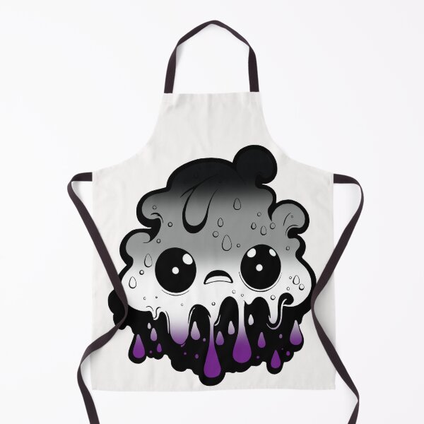 Item preview, Asexual Pride Flag Kawaii Melting Monster , Subtle Ace Flag Design designed and sold by Travelslightly.