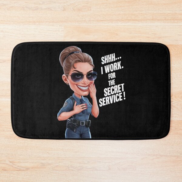 Item preview, I Work For The Secret Service designed and sold by Flirt-Teez.