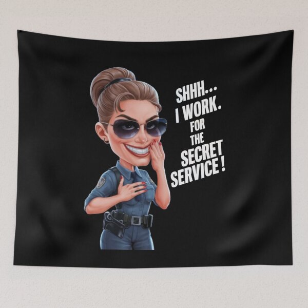 Item preview, I Work For The Secret Service designed and sold by Flirt-Teez.