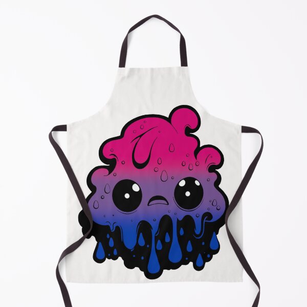 Item preview, Bisexual Pride Flag Kawaii Melting Monster , Subtle Bi Flag Design designed and sold by Travelslightly.