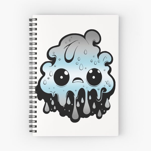 Item preview,  Demiboy Pride Flag Kawaii Melting Monster, Subtle Demiboy Flag Design designed and sold by Travelslightly.