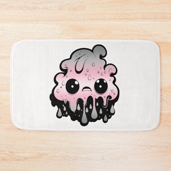 Item preview, Demigirl Pride Flag Kawaii Melting Monster, Subtle Demigirl Flag Design designed and sold by Travelslightly.