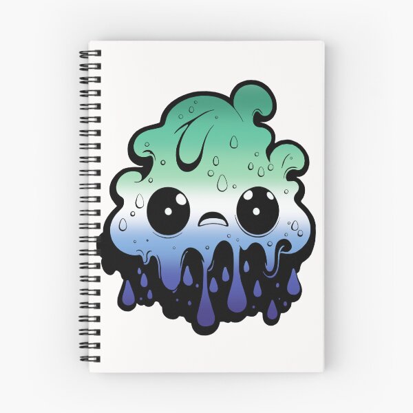 Item preview, Gay MLM Pride Flag Kawaii Melting Monster, Subtle MLM Flag Design designed and sold by Travelslightly.