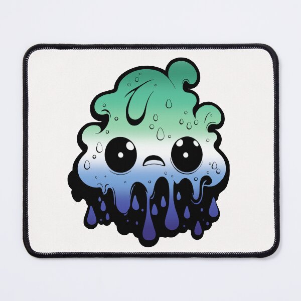 Item preview, Gay MLM Pride Flag Kawaii Melting Monster, Subtle MLM Flag Design designed and sold by Travelslightly.