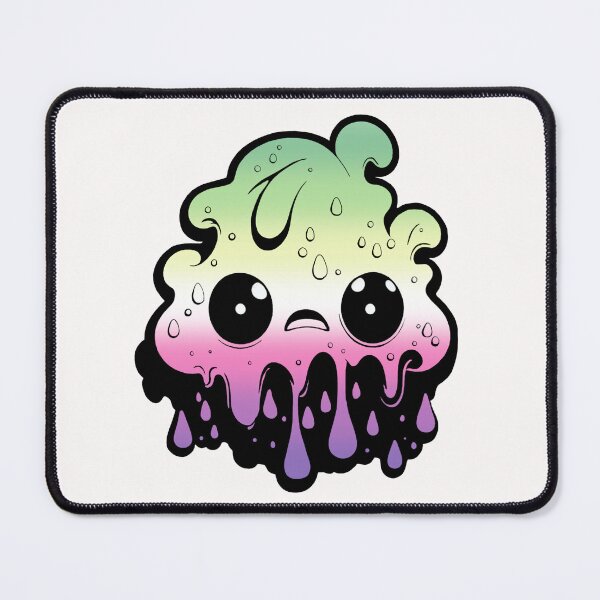 Item preview, Genderfae Pride Flag Kawaii Melting Monster, Subtle Genderdoe Flag Design designed and sold by Travelslightly.