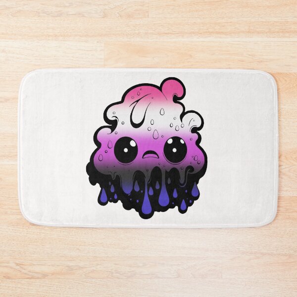 Item preview, Genderfluid Pride Flag Kawaii Melting Monster, Subtle Genderfluid Flag Design designed and sold by Travelslightly.