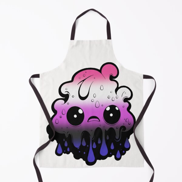 Item preview, Genderfluid Pride Flag Kawaii Melting Monster, Subtle Genderfluid Flag Design designed and sold by Travelslightly.