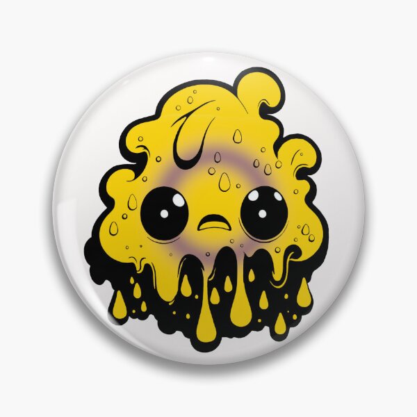 Item preview, Intersex Pride Flag Kawaii Melting Monster, Subtle Intersex Flag Design designed and sold by Travelslightly.