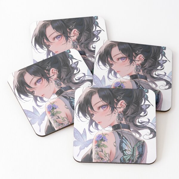Item preview, Butterfly Ink: Modern Tattooed Beauty by AI designed and sold by DigitAIShop.