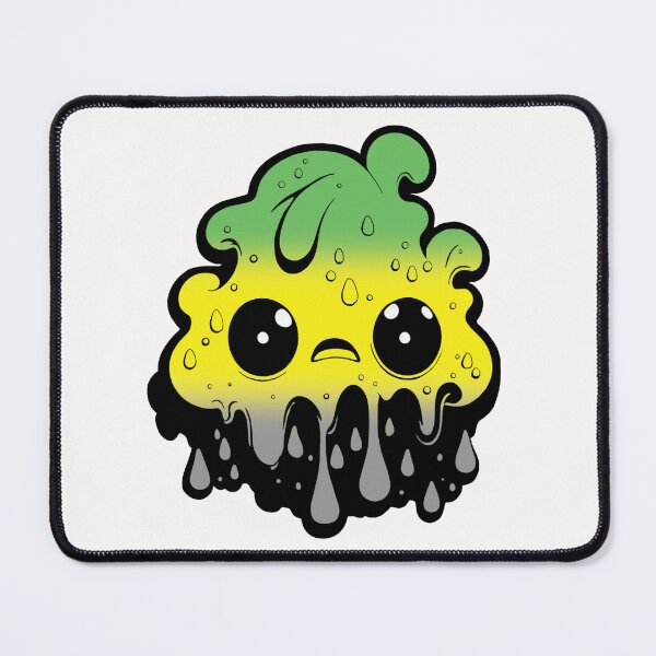 Item preview, Lithromantic Pride Flag Kawaii Melting Monster, Subtle Lithromantic Flag Design designed and sold by Travelslightly.