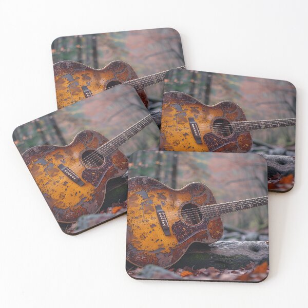 Item preview, an abstract picture of an acoustic rock guitar for guitarists designed and sold by gut2000.