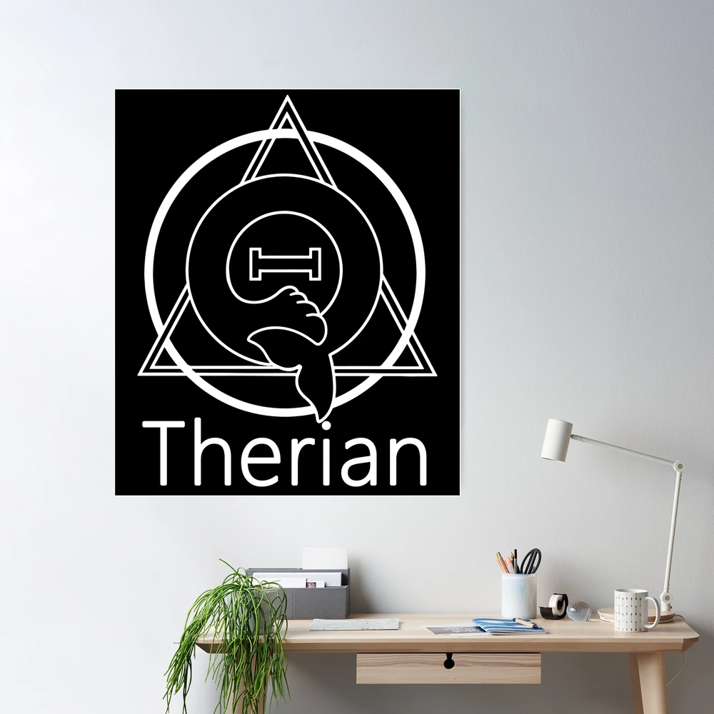 PD (ytb) Theta-Delta Therian Symbol WHITE Tapestry Christmas Tapestries