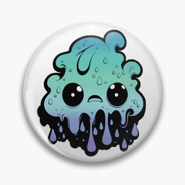 Item preview, Neptunic Pride Flag Kawaii Melting Monster, Subtle Neptunic Flag Design designed and sold by Travelslightly.