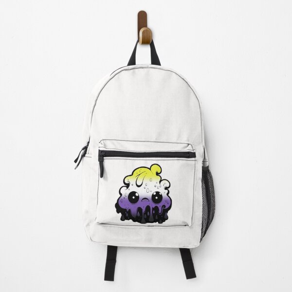 Item preview, Nonbinary Pride Flag Kawaii Melting Monster, Subtle Enby Flag Design designed and sold by Travelslightly.