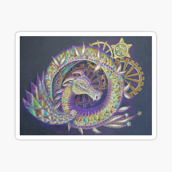 Automaton (Metal Dragon) Sticker