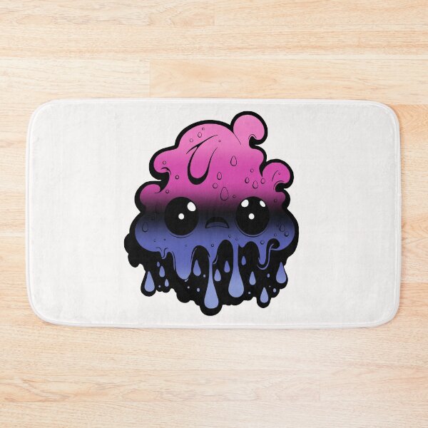Item preview, Omnisexual Pride Flag Kawaii Melting Monster, Subtle Omni Flag Design designed and sold by Travelslightly.