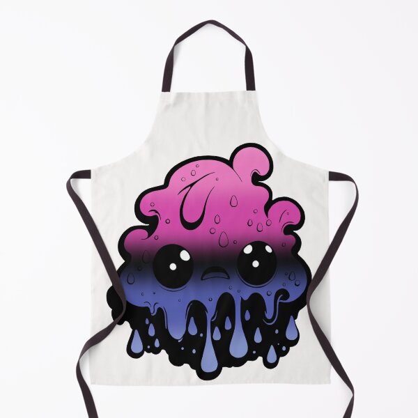 Item preview, Omnisexual Pride Flag Kawaii Melting Monster, Subtle Omni Flag Design designed and sold by Travelslightly.