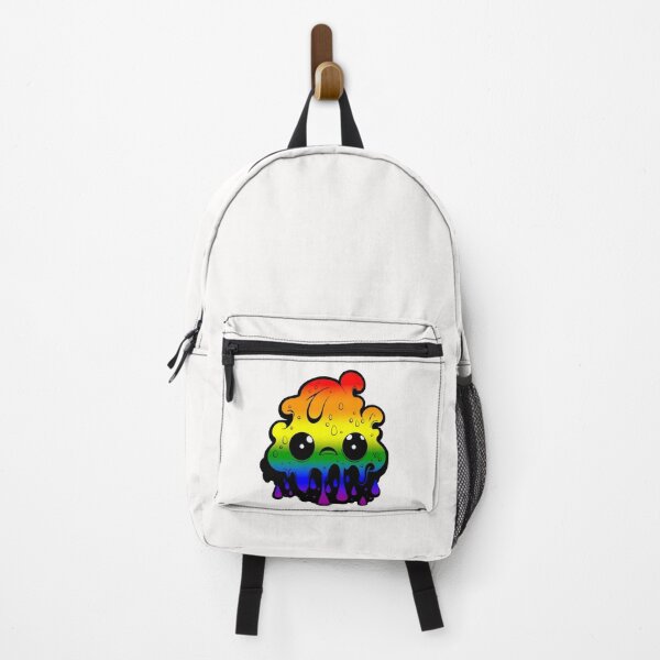 Item preview, LGBTQ+ Rainbow Pride Flag Kawaii Melting Monster, Rainbow Flag Design designed and sold by Travelslightly.