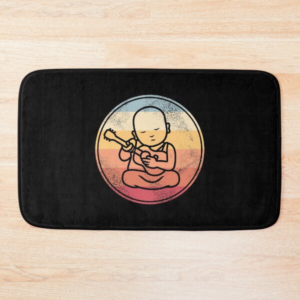 Item preview, Buddha Guitarist - Retro Buddhist Monk Band Guitar Musician designed and sold by propellerhead.
