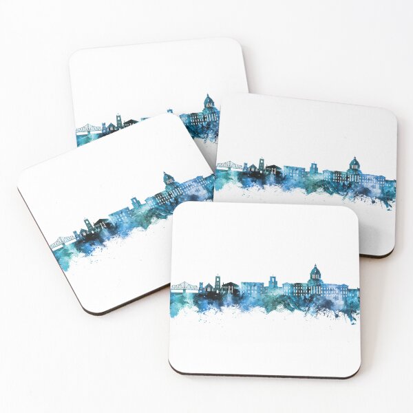 Item preview, Pierre South Dakota Skyline designed and sold by ArtPrints.