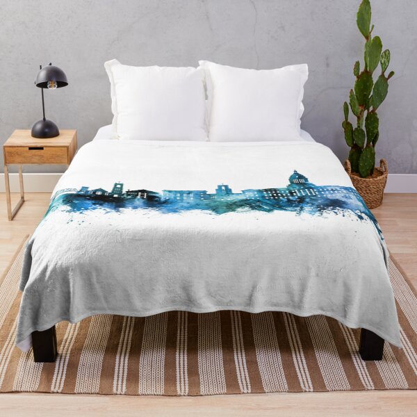 Item preview, Pierre South Dakota Skyline designed and sold by ArtPrints.