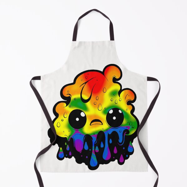 Item preview, Abstract LGBTQ+ Rainbow Pride Flag Kawaii Melting Monster, Subtle Rainbow Flag Design designed and sold by Travelslightly.