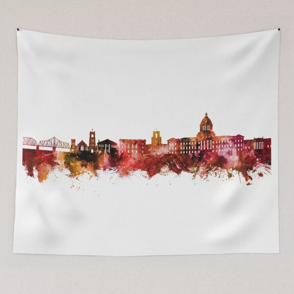 Item preview, Pierre South Dakota Skyline designed and sold by ArtPrints.