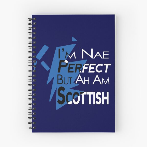 Item preview, Not Perfect, But Scottish - Dark Background designed and sold by Eoghann Mill Irving.