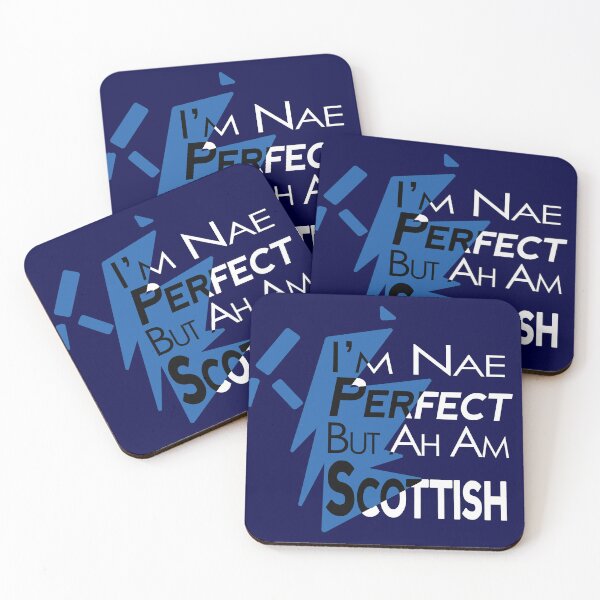 Item preview, Not Perfect, But Scottish - Dark Background designed and sold by Eoghann Mill Irving.