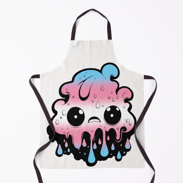Item preview, Transgender Pride Flag Kawaii Melting Monster, Trans Flag Design designed and sold by Travelslightly.