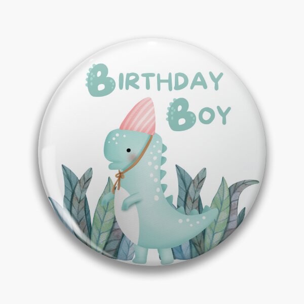 Item preview, Dino Birthday Boy designed and sold by rainbowclocknz.