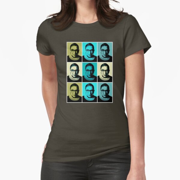 RBG - Greens - I Dissent Fitted T-Shirt