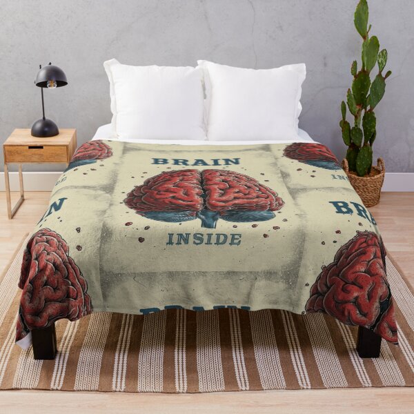 Item preview, Cartoon Style Brain with "Brain Inside" designed and sold by Piotrek0001.