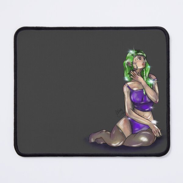 Item preview, Green Hair in Purple designed and sold by georgiachilds.