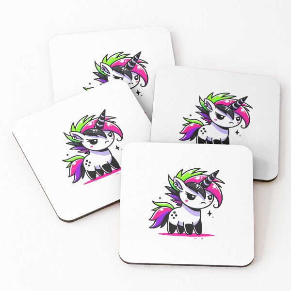 Item preview, "Neon Rebellion" - The Punk Unicorn designed and sold by 3DAF.