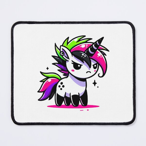 Item preview, "Neon Rebellion" - The Punk Unicorn designed and sold by 3DAF.