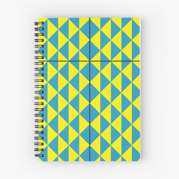Artikelvorschau, Blaue und gelbe Wellen- und Blockmustergrafik - Grafikdesign entworfen und verkauft von PrintChics.