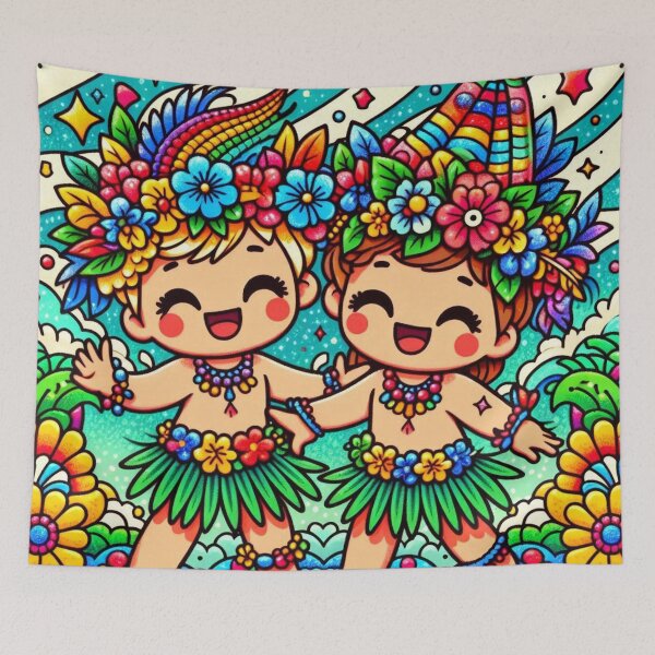 Item preview, Enchanting Hula Kids - 003 designed and sold by sagaofsilence.