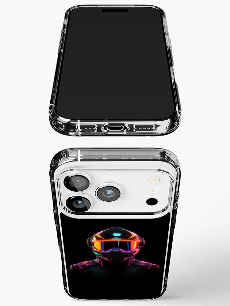 Thumbnail 3 of 5, iPhone Case, Neon Rider designed and sold by DreamPrintPro.