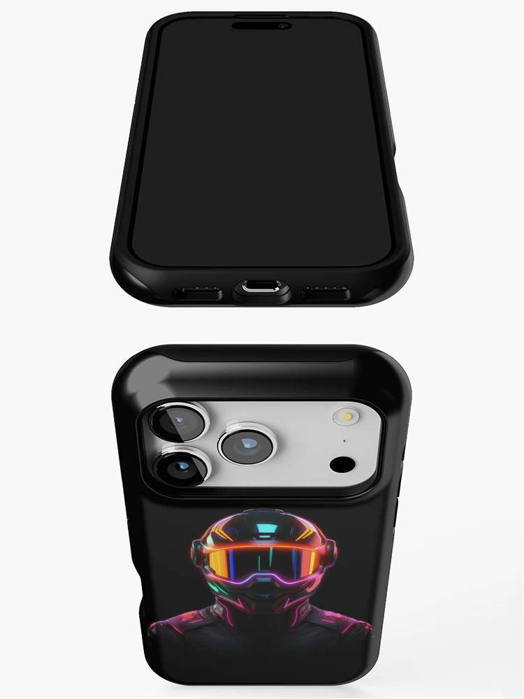 Thumbnail 3 of 4, iPhone Case, Neon Rider designed and sold by DreamPrintPro.