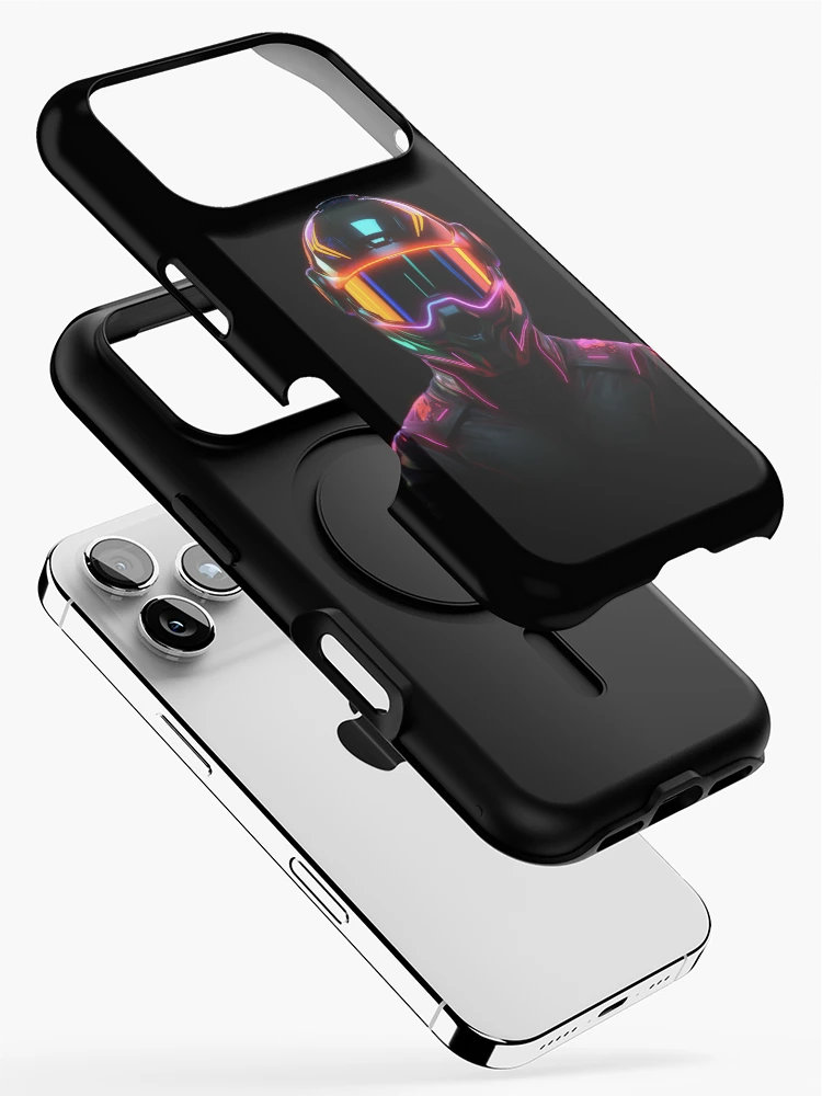 Thumbnail 2 of 4, iPhone Case, Neon Rider designed and sold by DreamPrintPro.